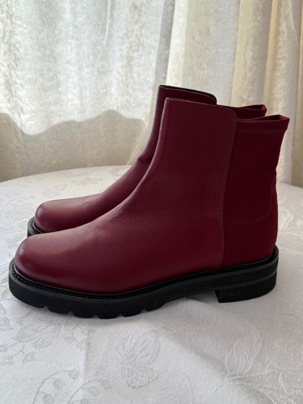 Stuart Weitzman size 7 Red 5050 Boots